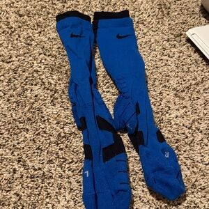 Nike Blue and Black Sports Socks vapor